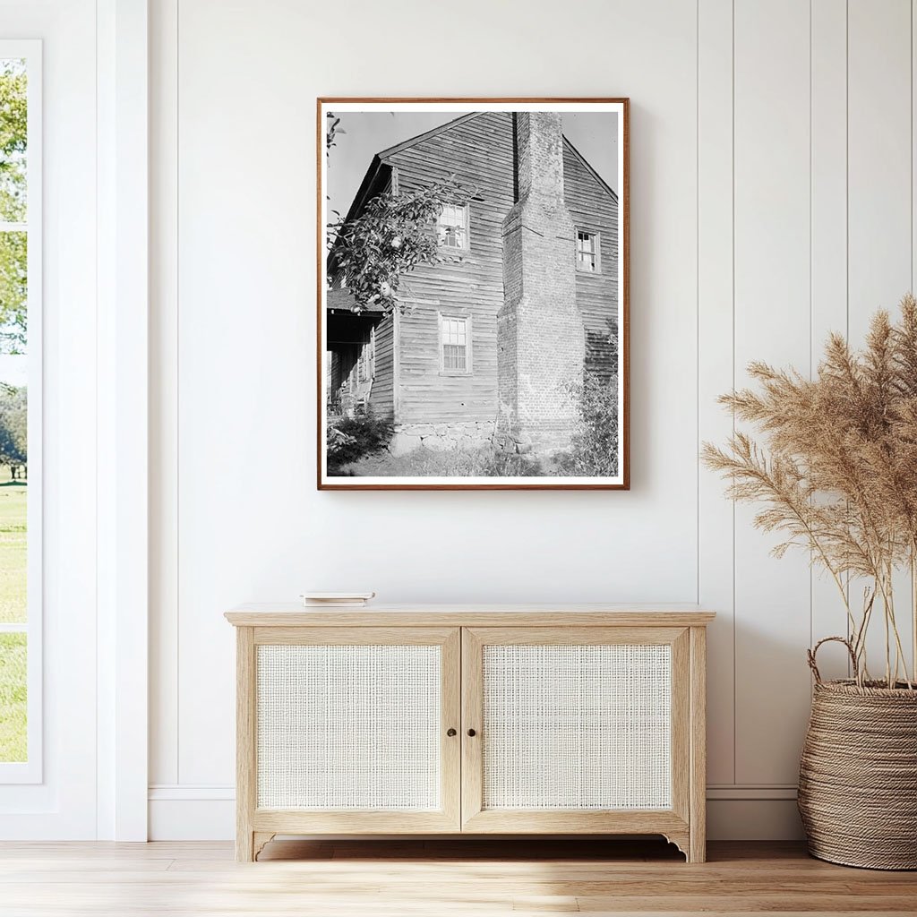 Mecklenburg County NC Vintage Architecture Photo 1953