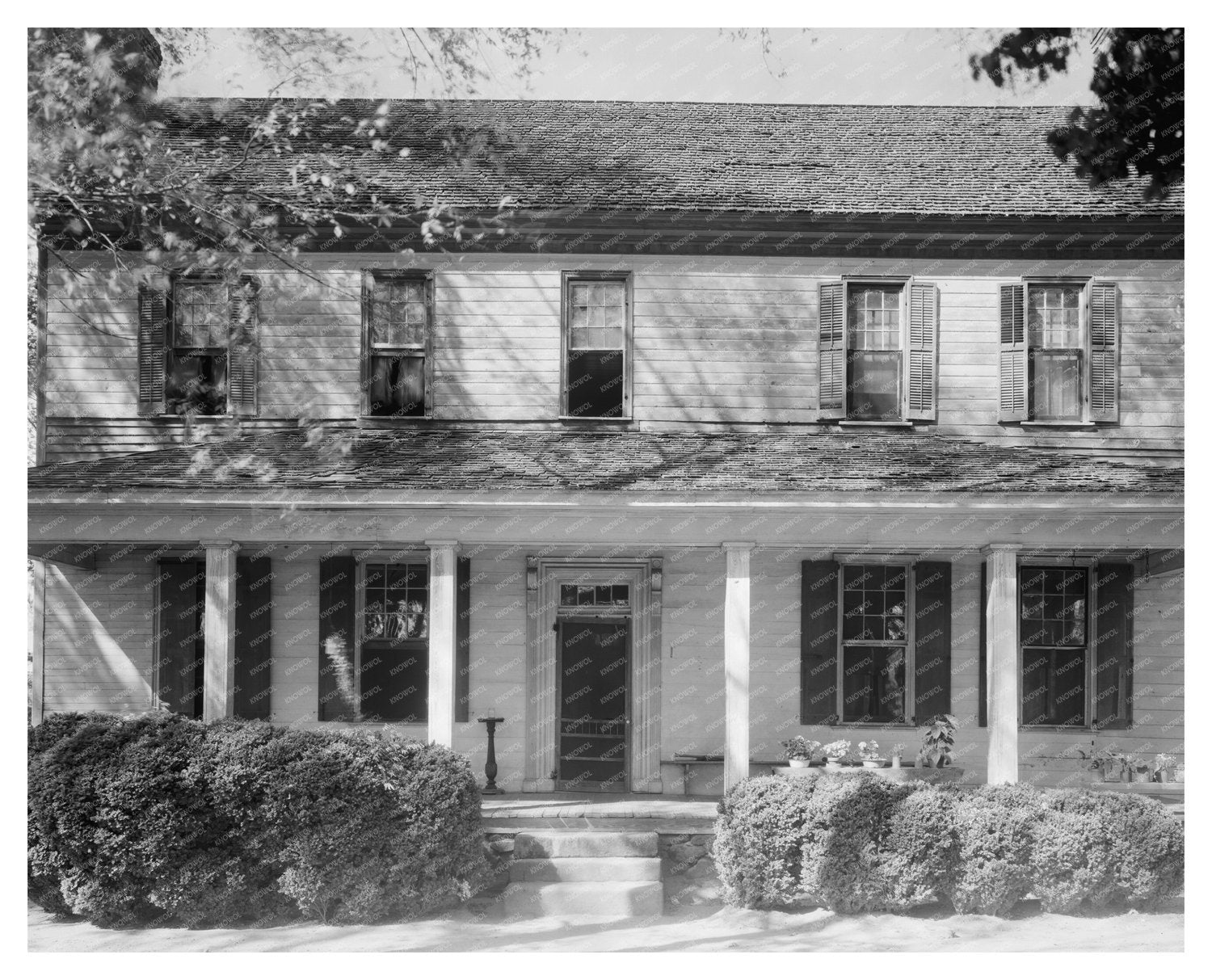 Holly Bend Home, Huntersville NC, 1941 Vintage Photo