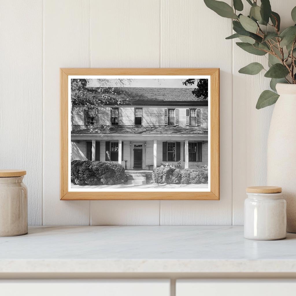 Holly Bend Home, Huntersville NC, 1941 Vintage Photo