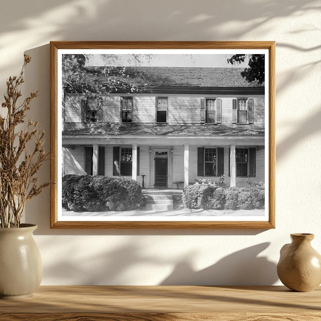 Holly Bend Home, Huntersville NC, 1941 Vintage Photo