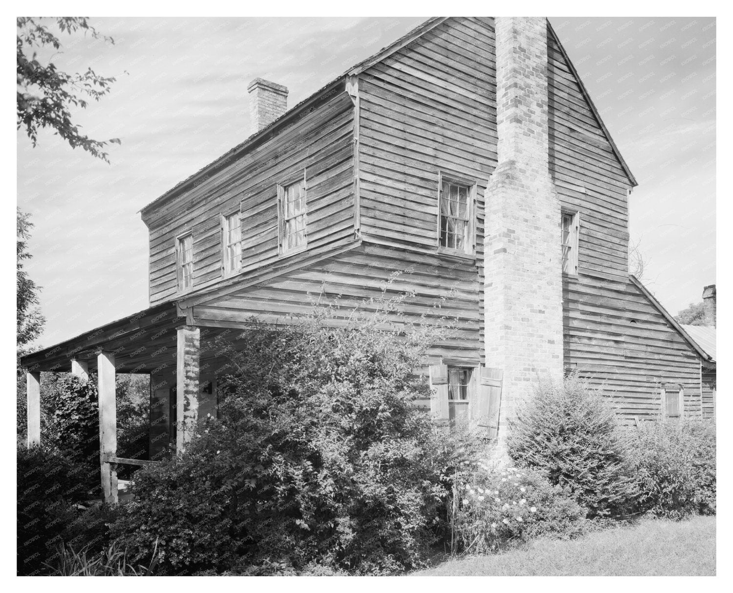 Historic Mecklenburg County Architecture, NC 1900s Photo