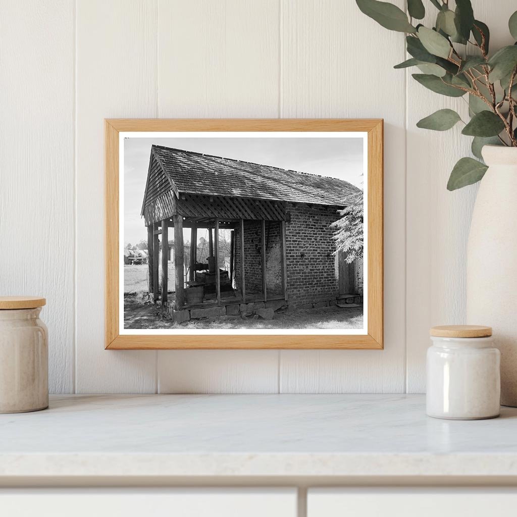 Mecklenburg County NC Brickwork Sheds 20th Century Photo