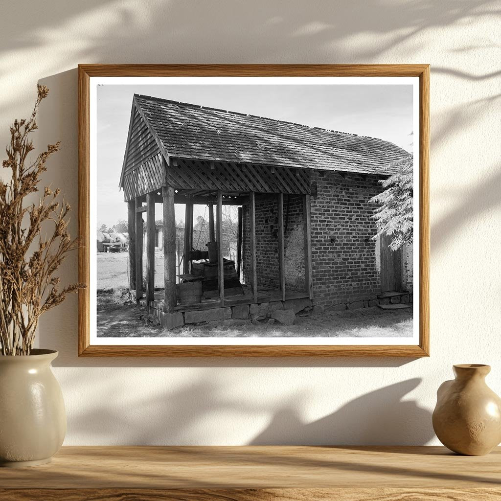 Mecklenburg County NC Brickwork Sheds 20th Century Photo