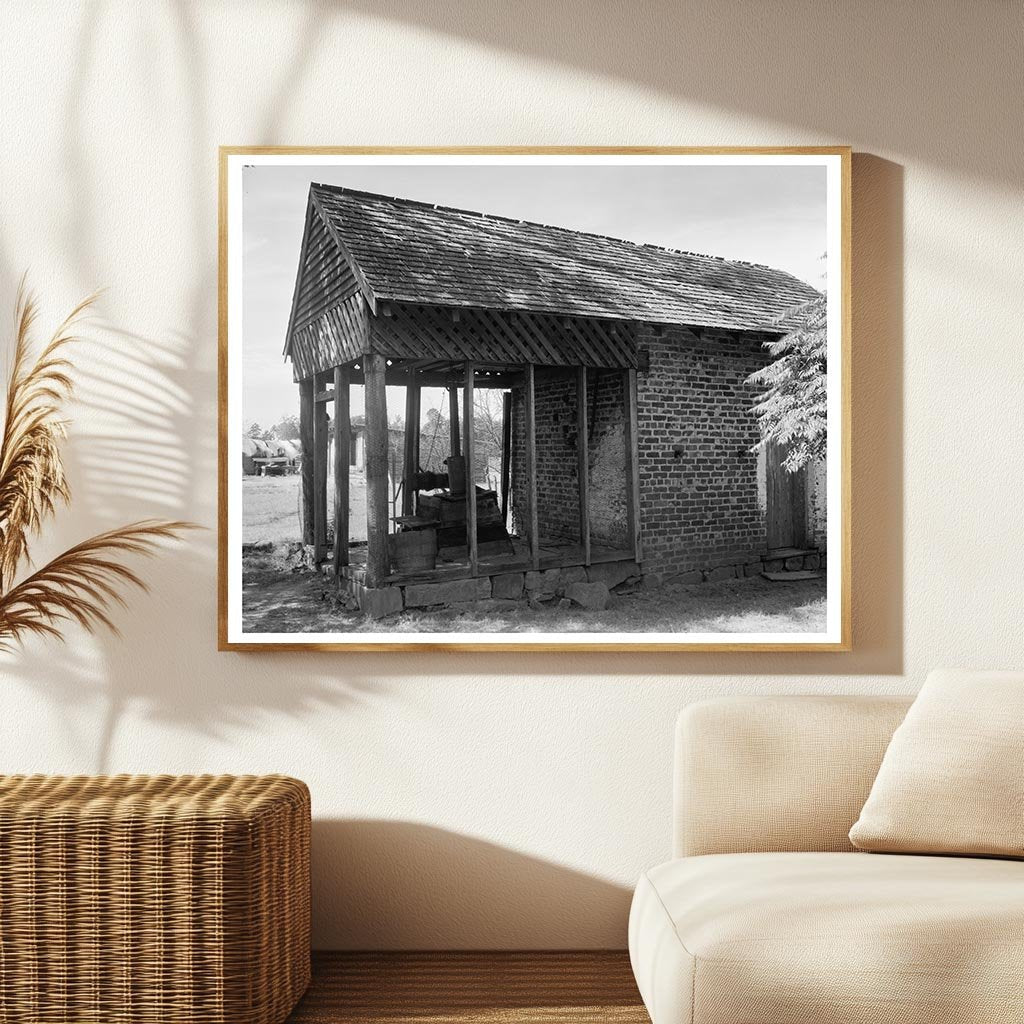 Mecklenburg County NC Brickwork Sheds 20th Century Photo