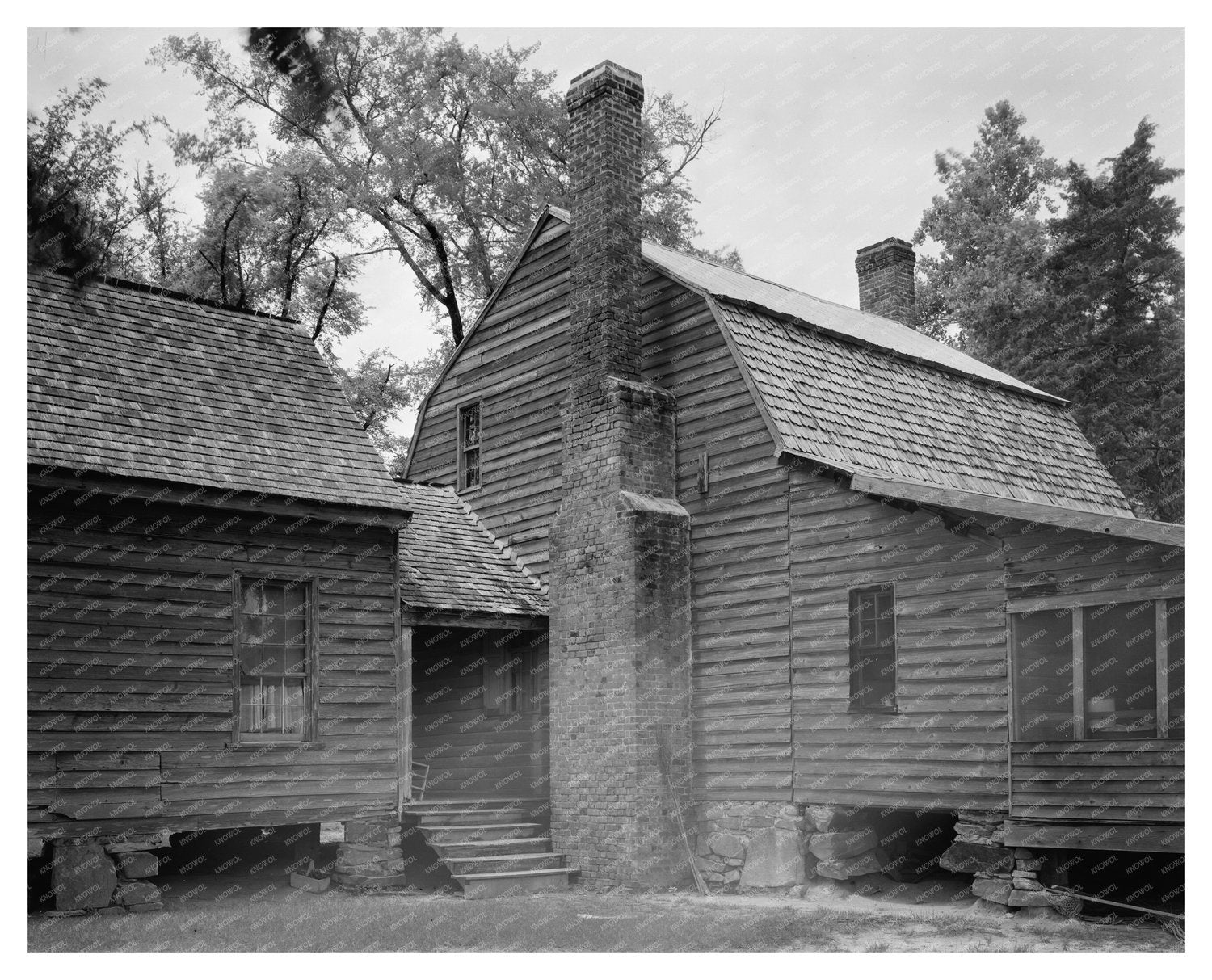 1760 Landmark House in Aventon, NC - Historical Photo