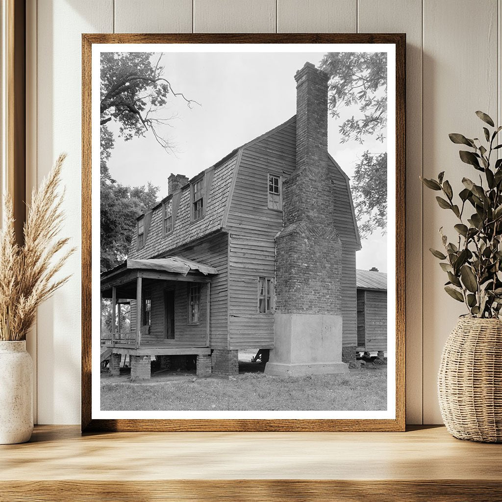 Taylors Cross Roads Farmhouse, NC 20th Century Photo