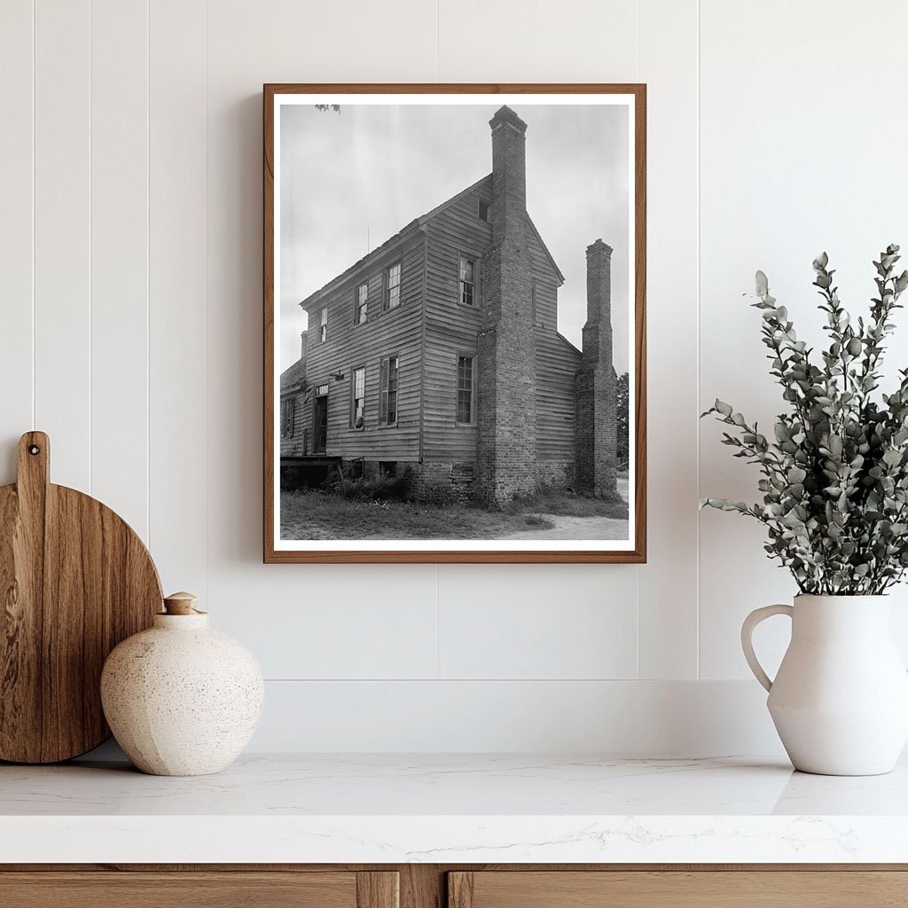 Vintage Photograph of Aventon, NC - Mid 20th Century