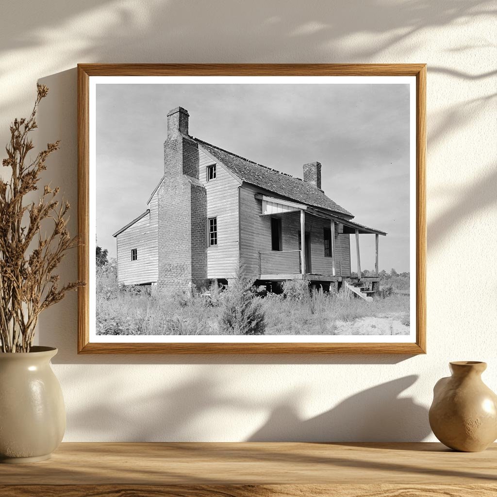 1766 Abandoned Structure in Nashville, NC - Vintage Photo