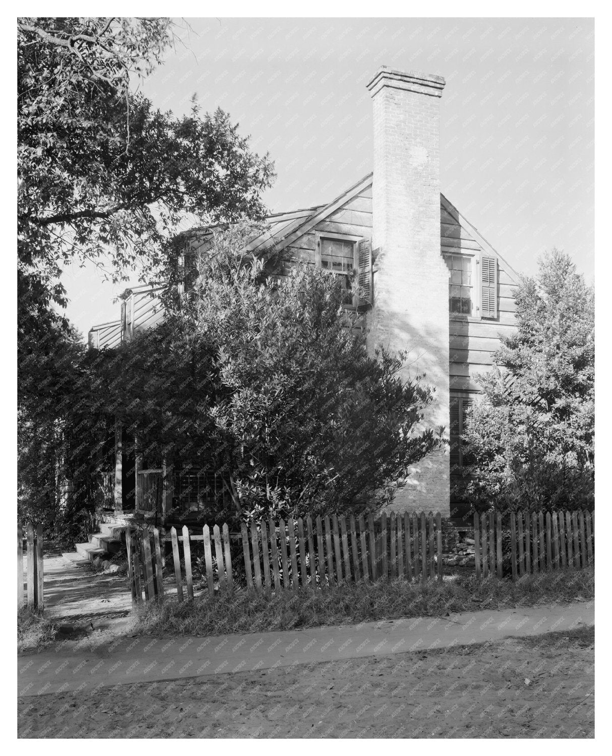 Wilmington, NC Vintage House Photo, Carnegie Survey