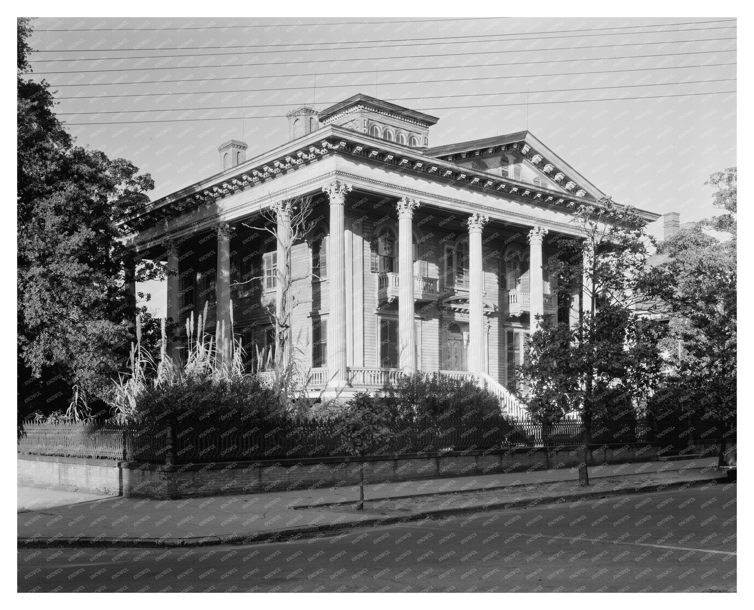 Historic Dwelling in Wilmington, NC - 1859 Photograph