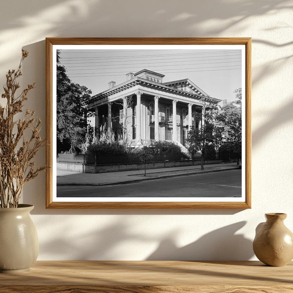 Historic Dwelling in Wilmington, NC - 1859 Photograph