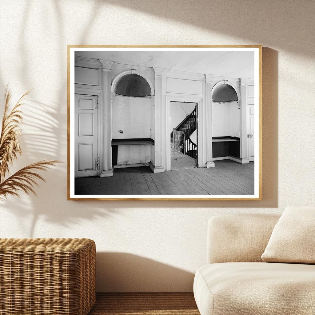 Wilmington NC Historic Building Interior, 1941 Photo