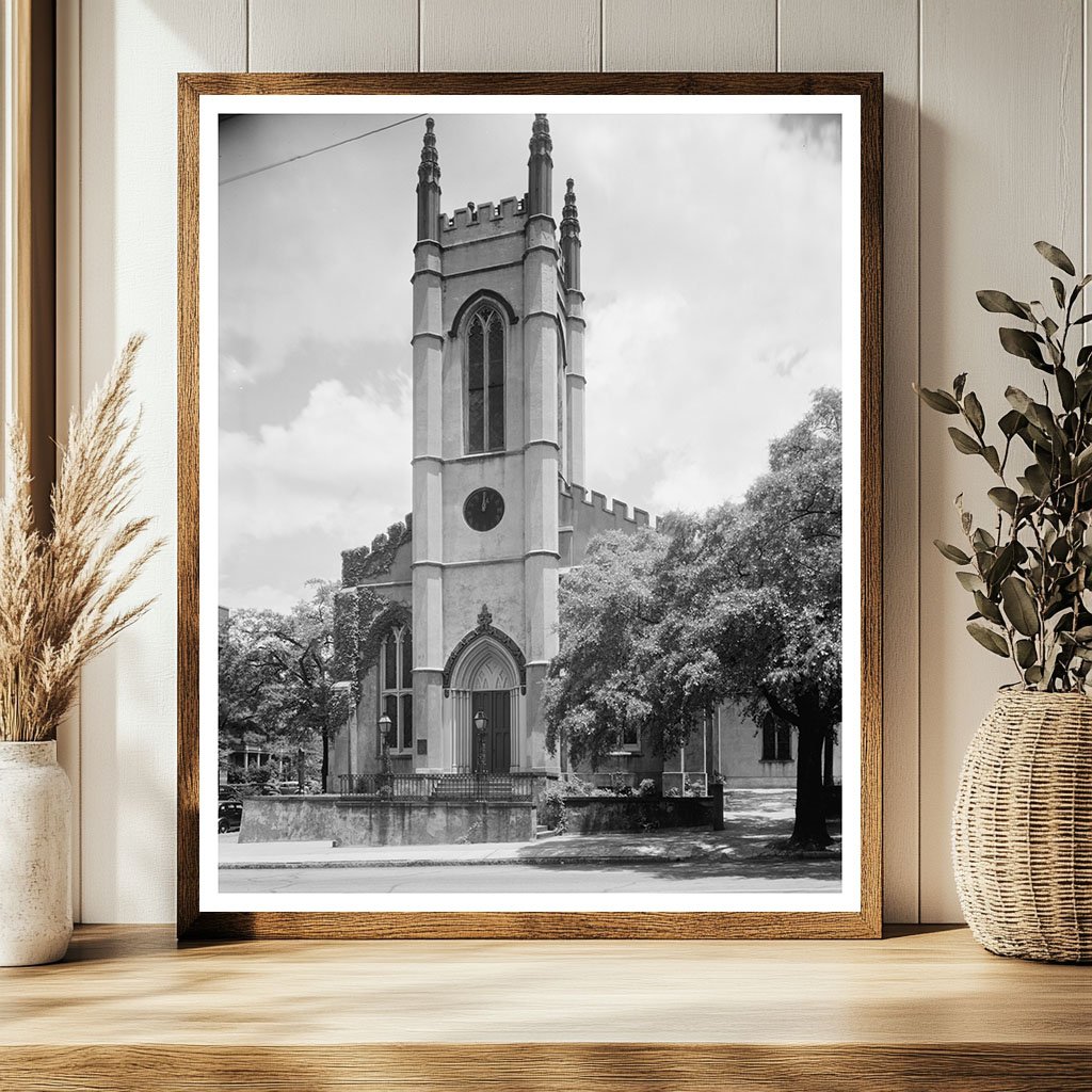 1839 Episcopal Church in Wilmington, NC - Historic Image