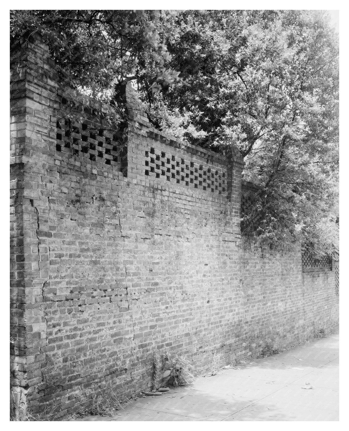 Wilmington NC Brickwork Detail, Carnegie Survey 1900s