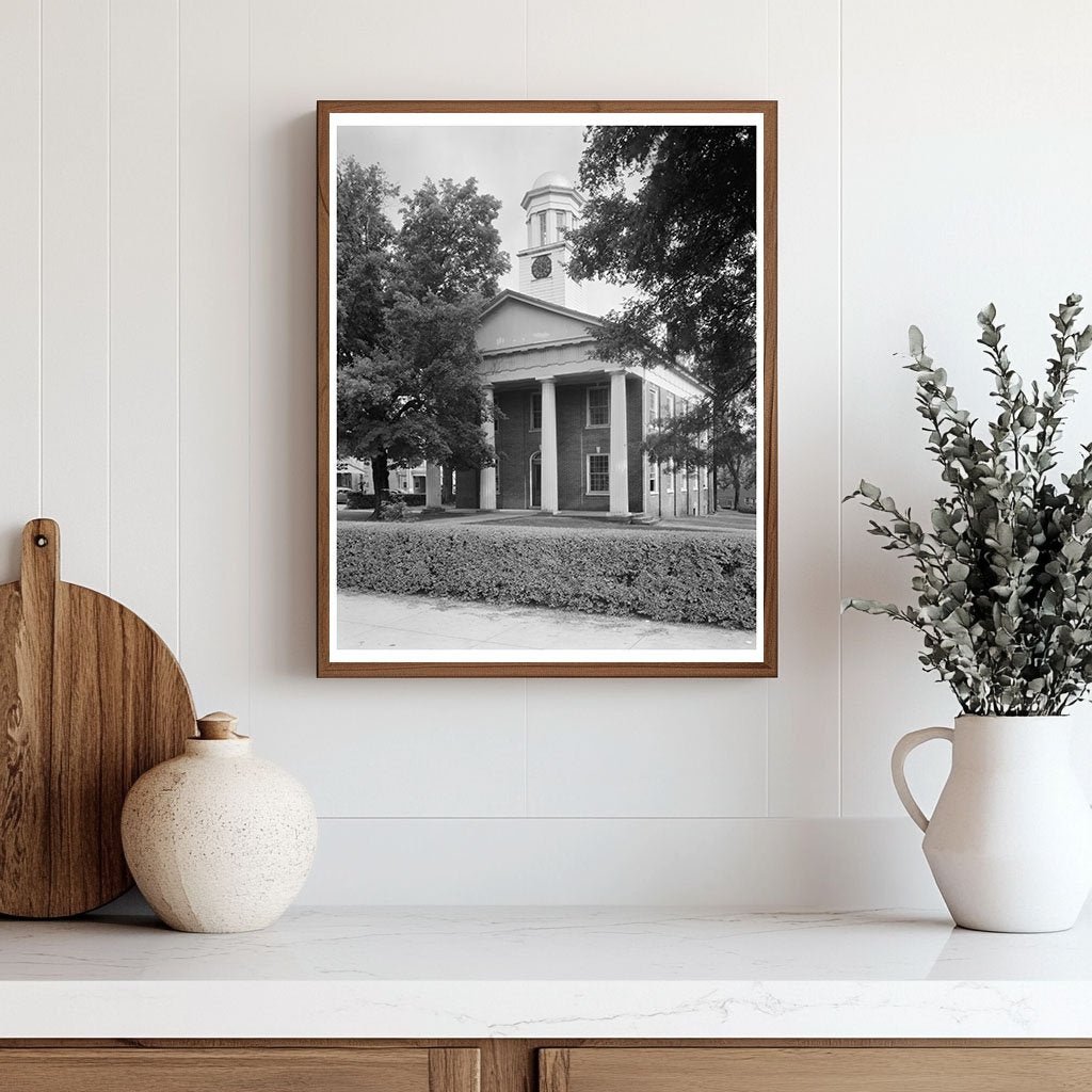 1845 Courthouse in Hillsboro, NC - Historic Photograph