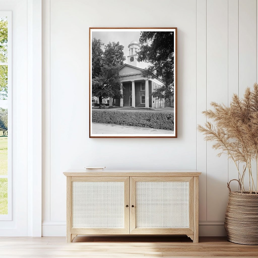 1845 Courthouse in Hillsboro, NC - Historic Photograph