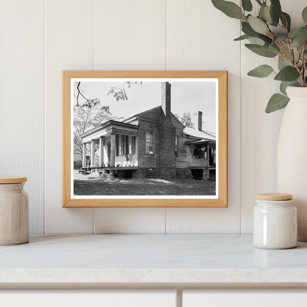 Hillsboro NC Architecture 1900s: Vintage Photo by Johnston