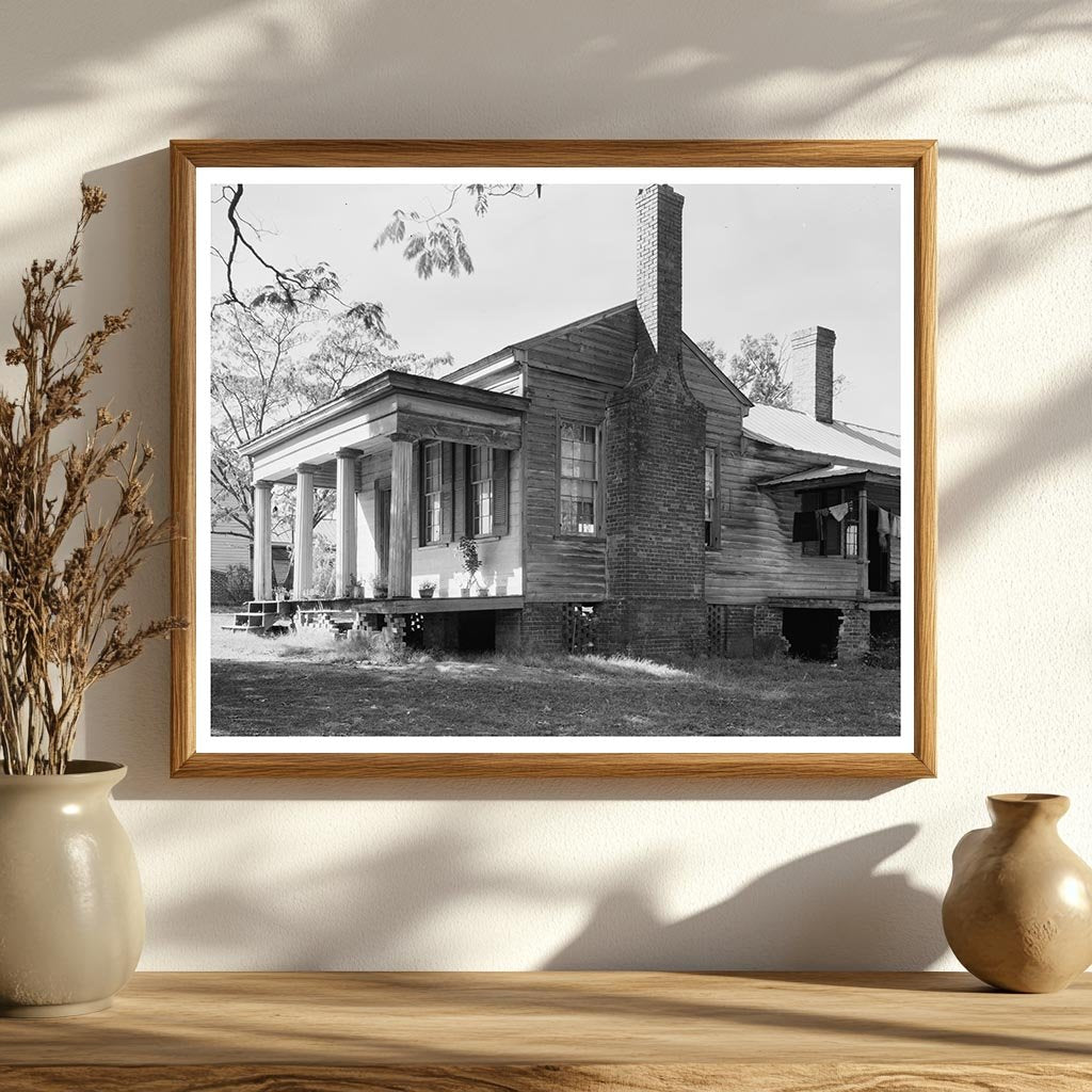 Hillsboro NC Architecture 1900s: Vintage Photo by Johnston