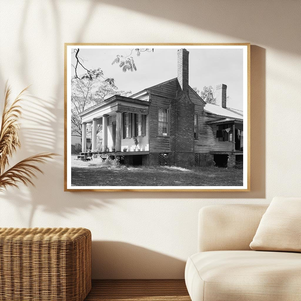 Hillsboro NC Architecture 1900s: Vintage Photo by Johnston