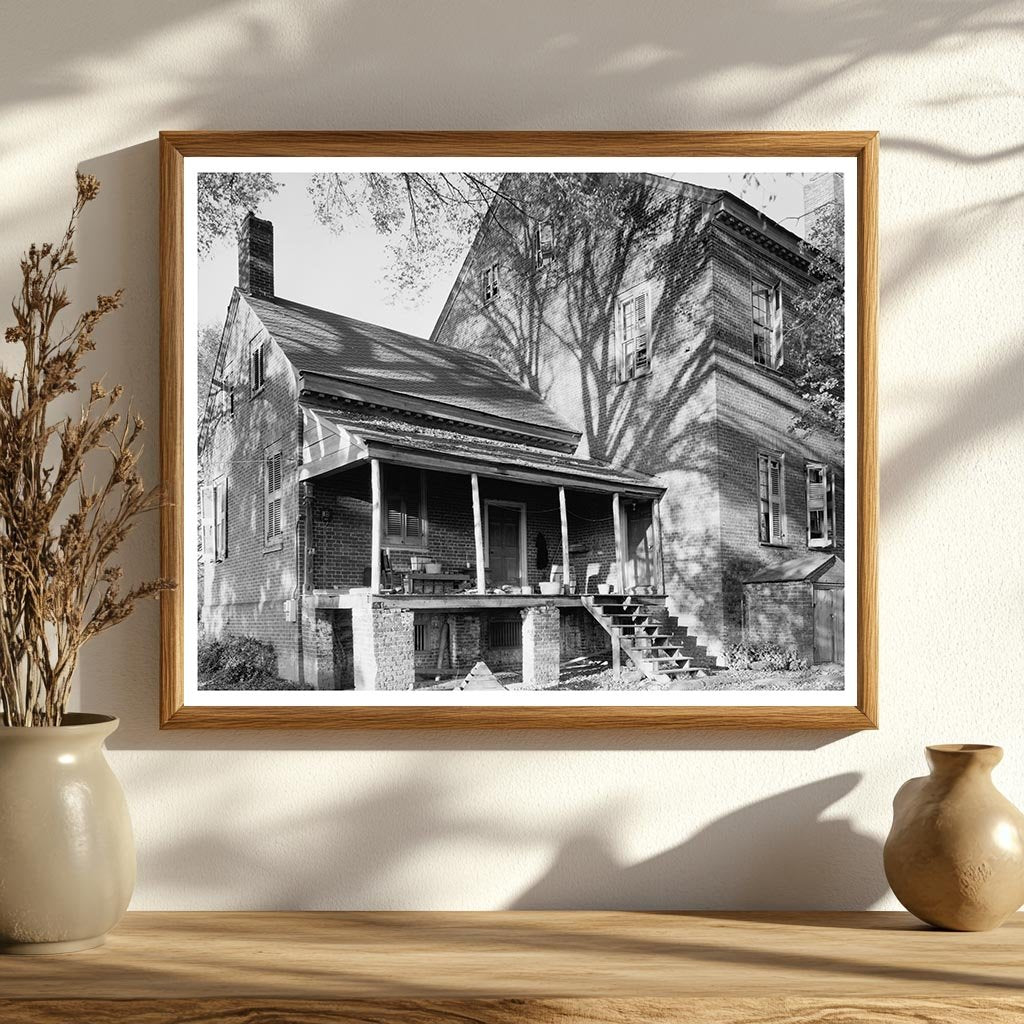 Ayr Mount, Hillsboro NC, 1792 Vintage Photograph