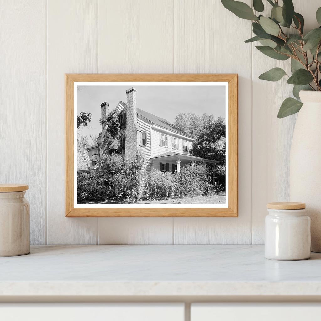 Widow House, Chapel Hill NC, 1790 Vintage Photograph