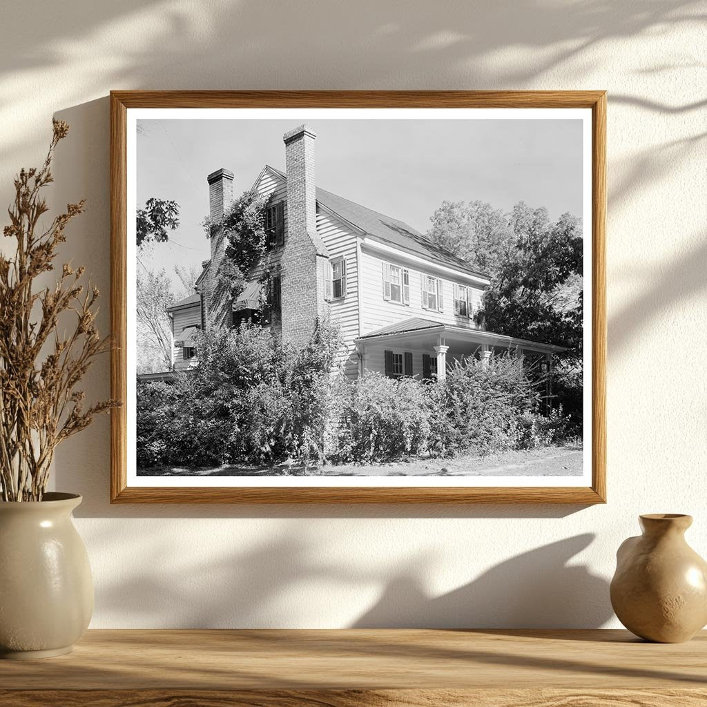Widow House, Chapel Hill NC, 1790 Vintage Photograph