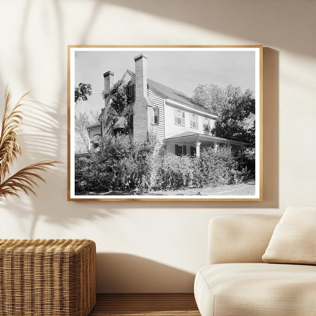 Widow House, Chapel Hill NC, 1790 Vintage Photograph