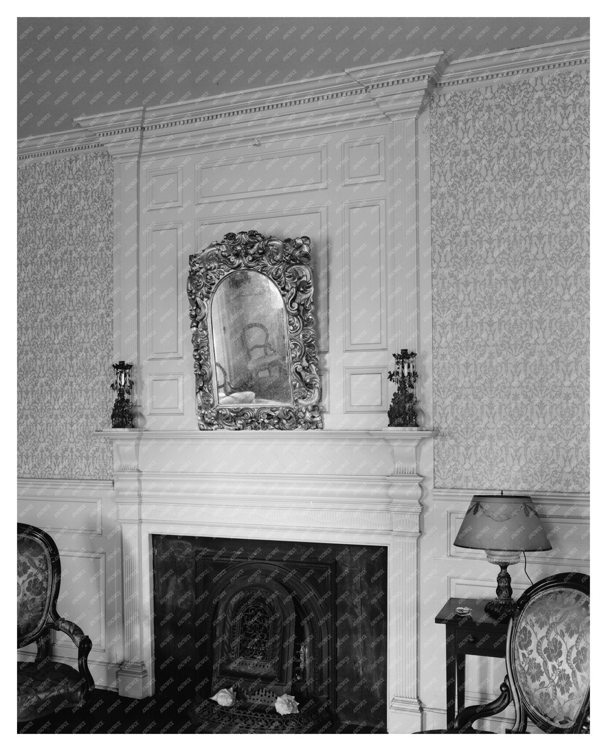 Hillsboro NC Cain House Interior Photo 1941