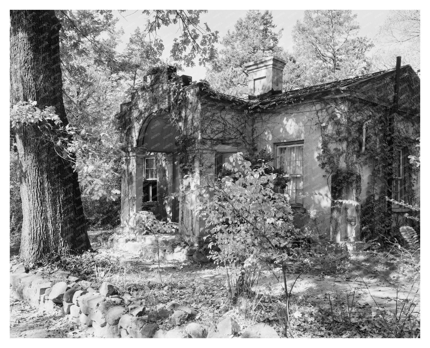 Historic Architecture in Chapel Hill, NC - 1953 Photo