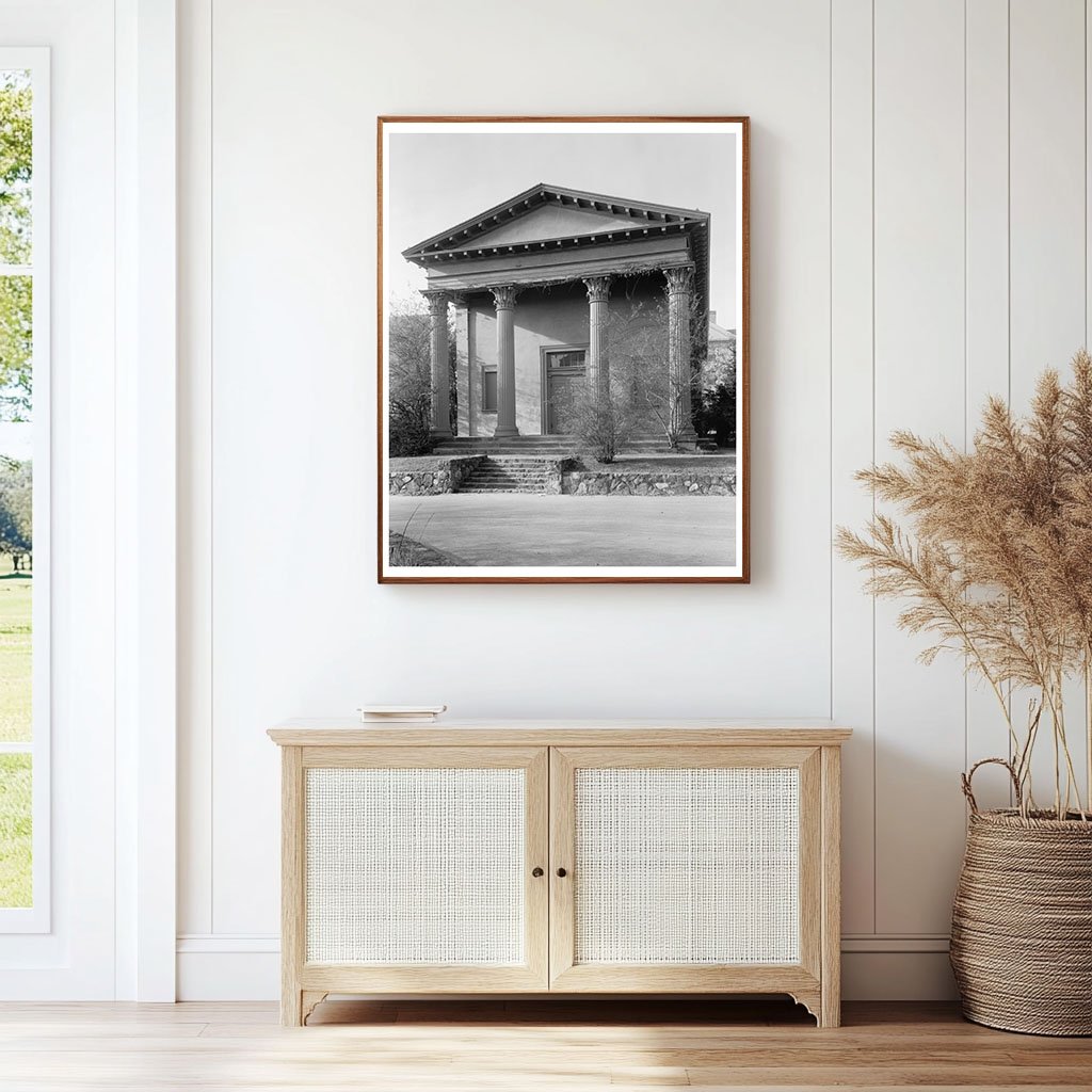 Chapel Hill NC Vintage Architecture Photo, 1953