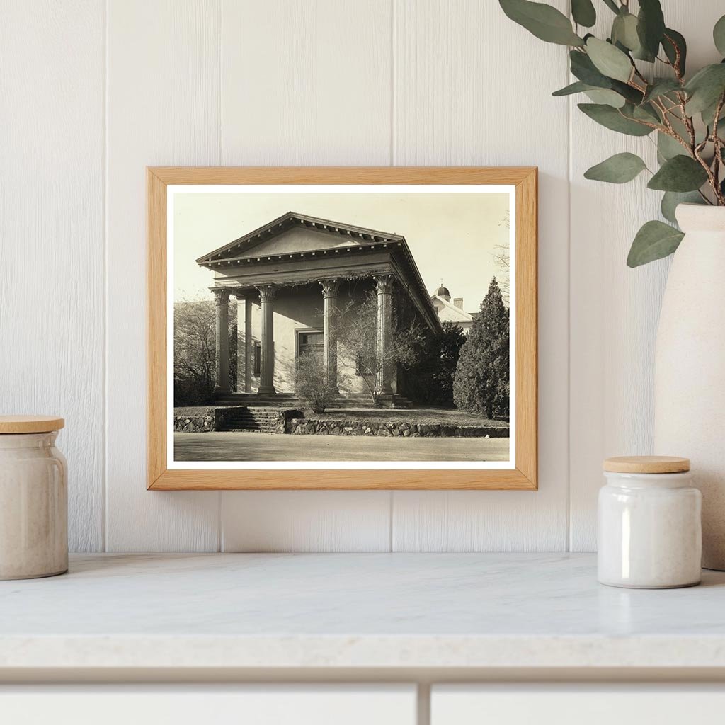 Vintage Chapel Hill Architecture Photo, NC 20th Century