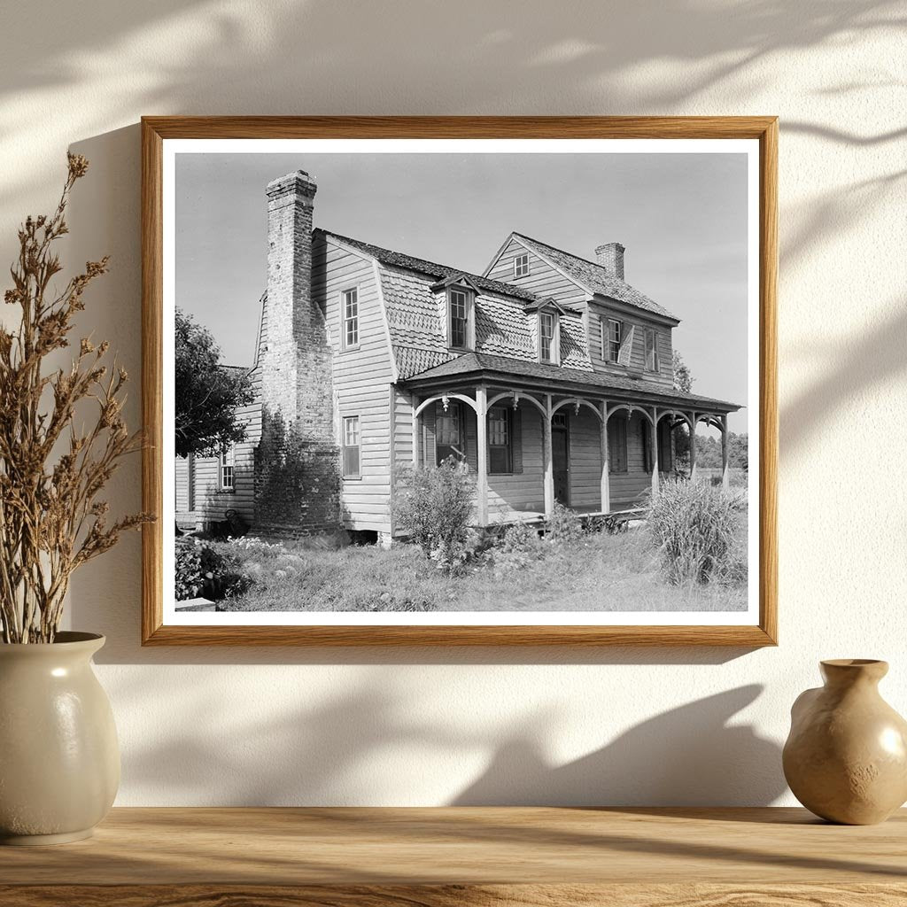 Vintage House in Nixtonton, NC - Carnegie Survey 1930s