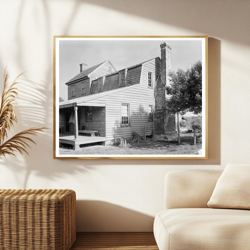 Historic Nixtonton, NC Architecture Photo, 1953
