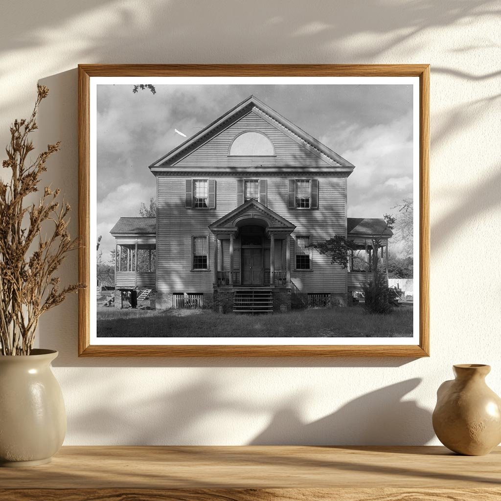 Baxter House, South Mills, NC - Regency Architecture History