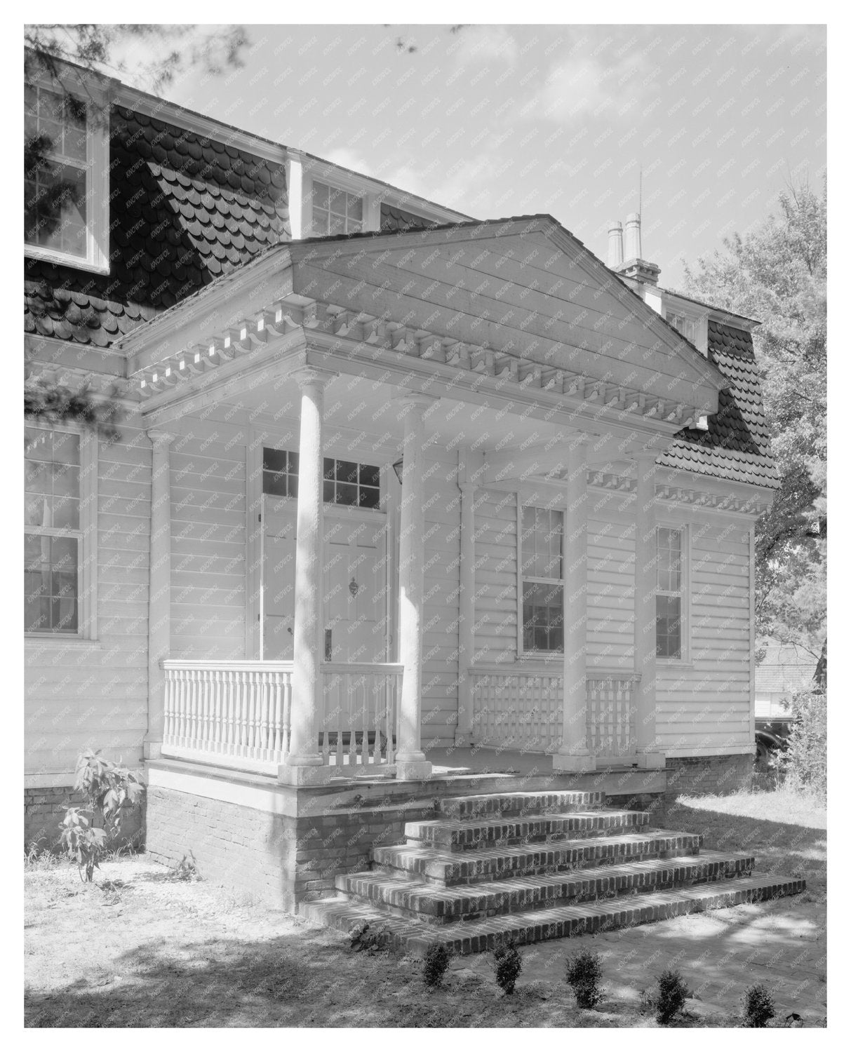 Exum Newby House, Windfall NC, 1941 Historical Photo