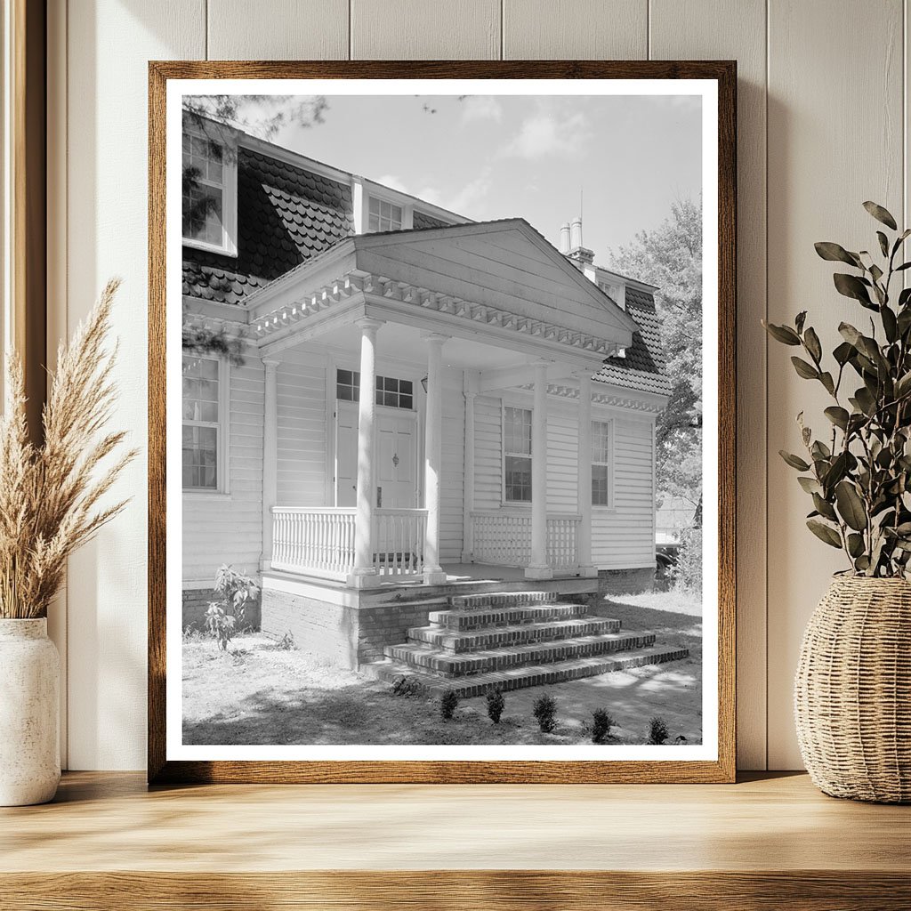 Exum Newby House, Windfall NC, 1941 Historical Photo