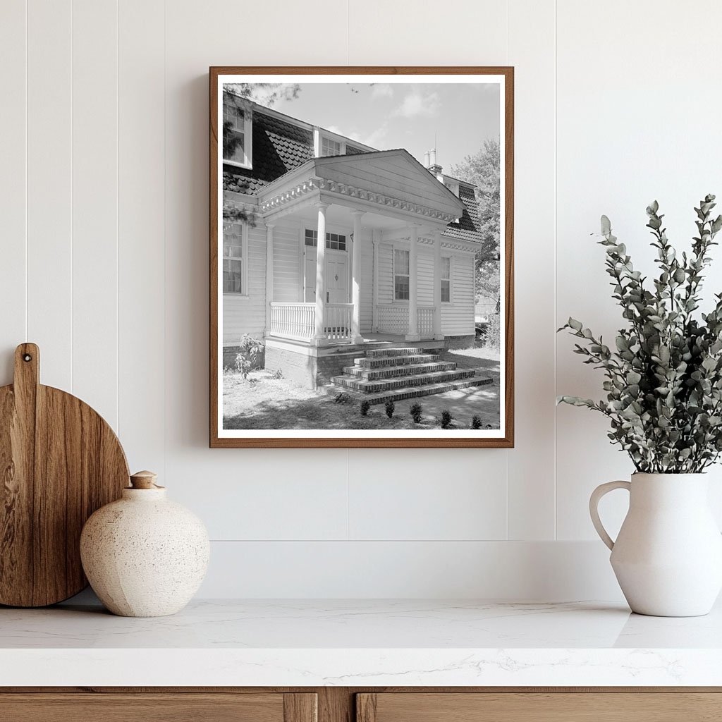 Exum Newby House, Windfall NC, 1941 Historical Photo