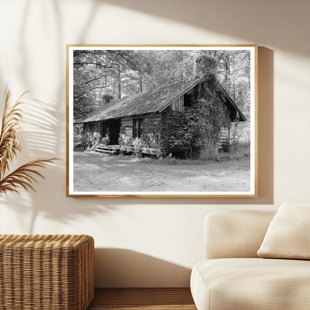 Historic 1799 Cabin in Polk County, NC - 1953 Photo