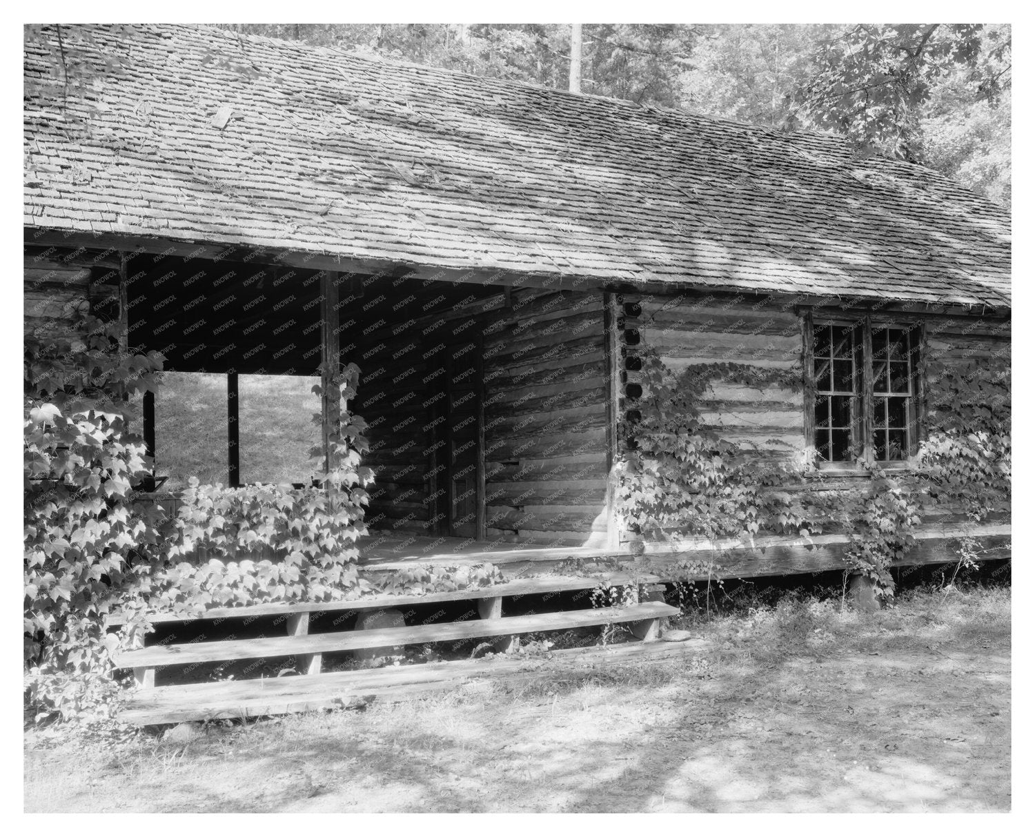 1799 Cabin in Polk County, NC - Carnegie Survey Image