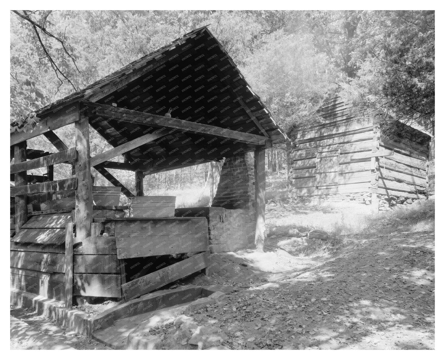 Polk County, NC Rural Scene from 1799 Architecture
