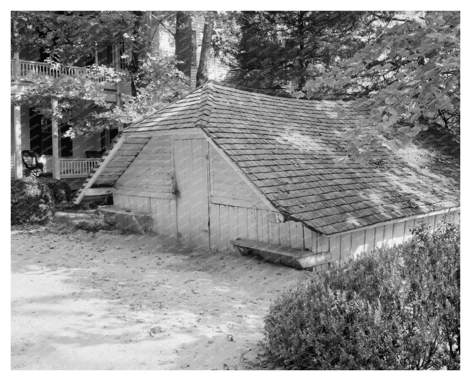 1799 Outbuildings in Polk County, NC - Historic Photo