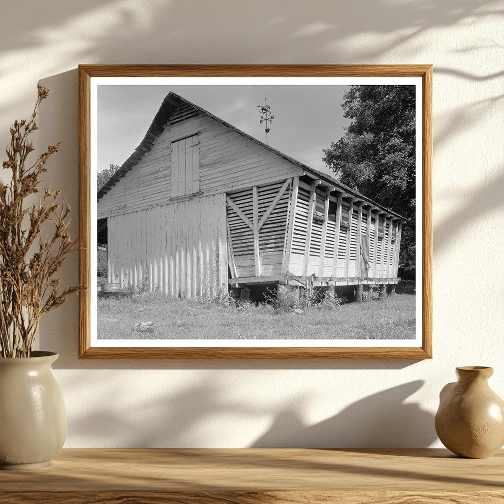 Wooden Corn Crib in Polk County, NC - 1799 History Photo