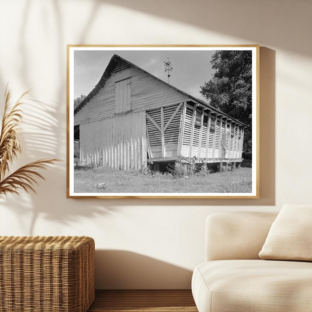 Wooden Corn Crib in Polk County, NC - 1799 History Photo