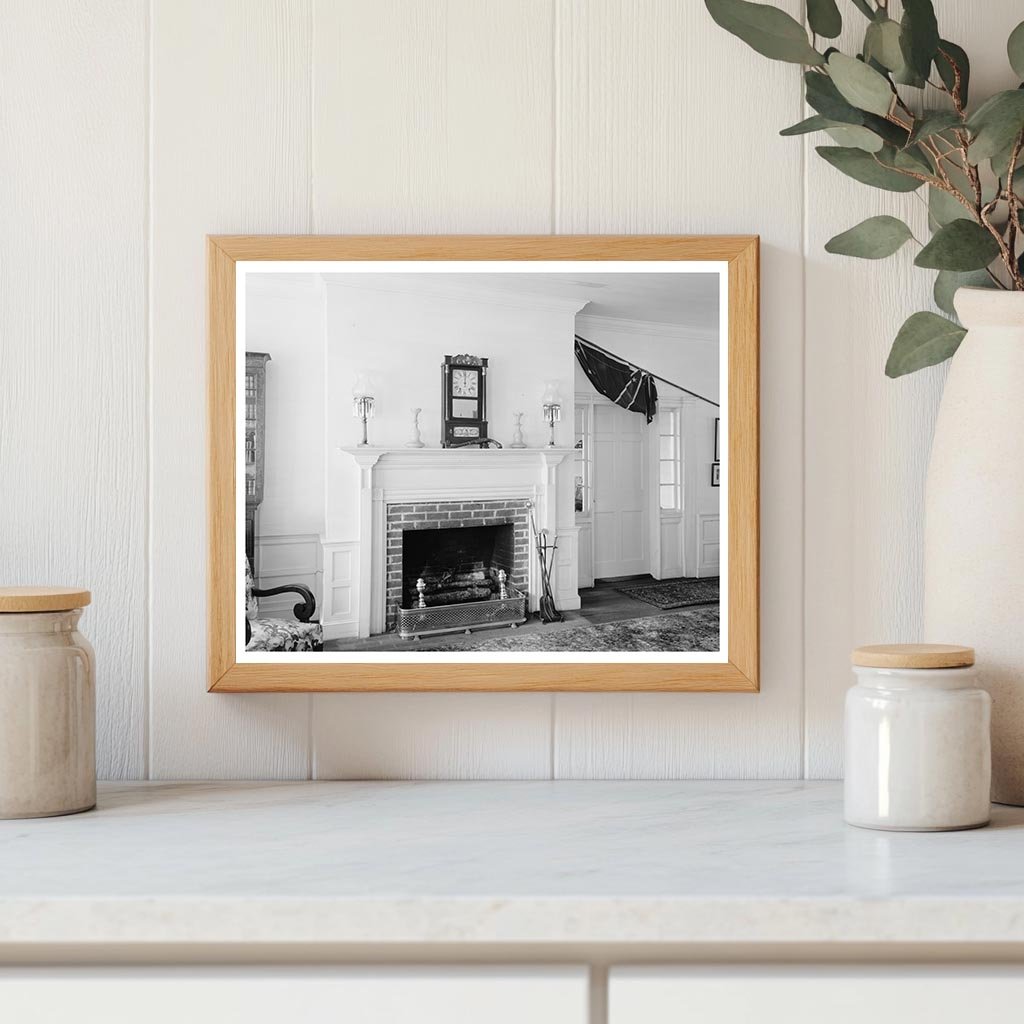 1799 Interior Scene, Polk County NC - Vintage Photograph