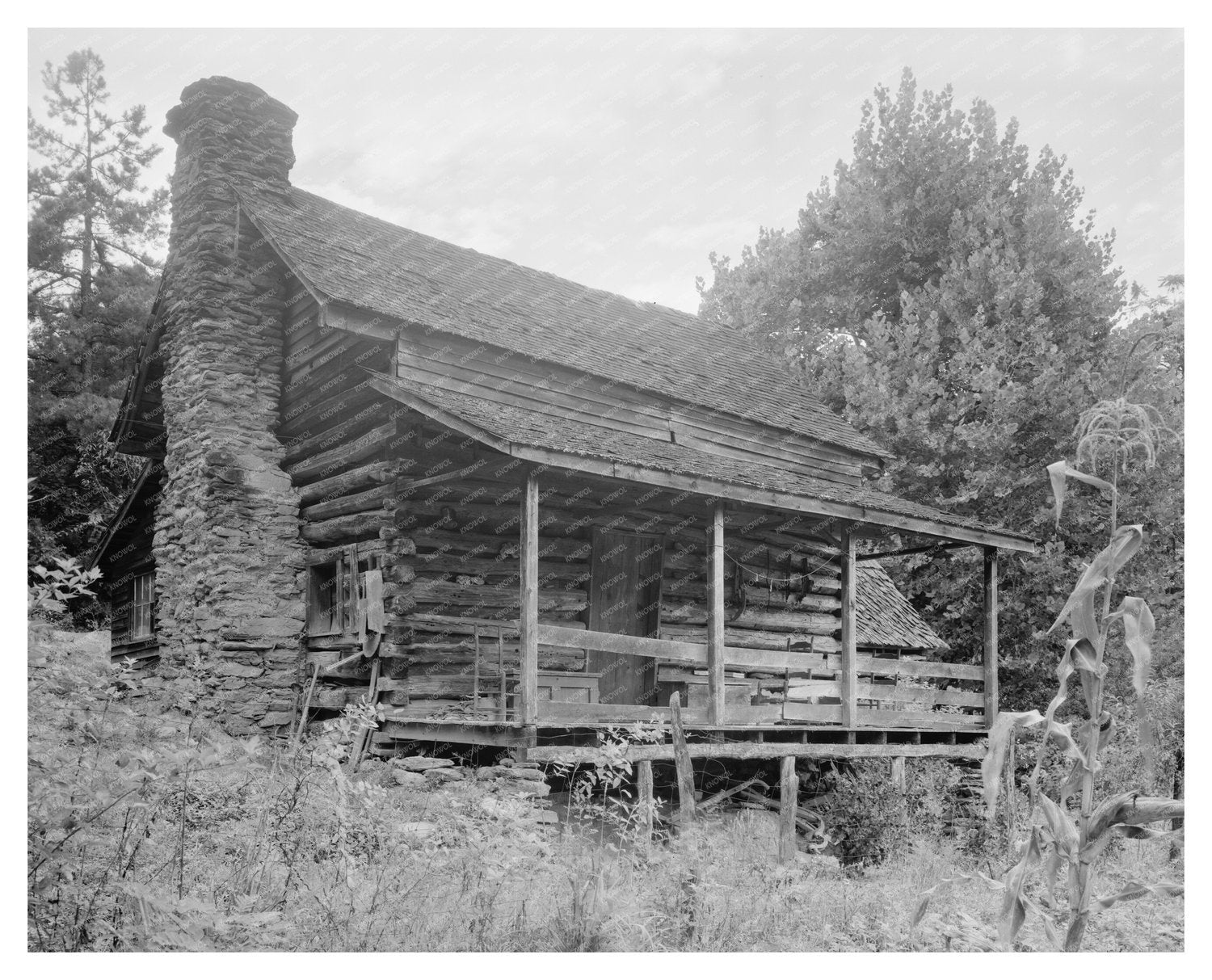 Historic Log Cabin in Saluda, NC - 1790 Photo Archive