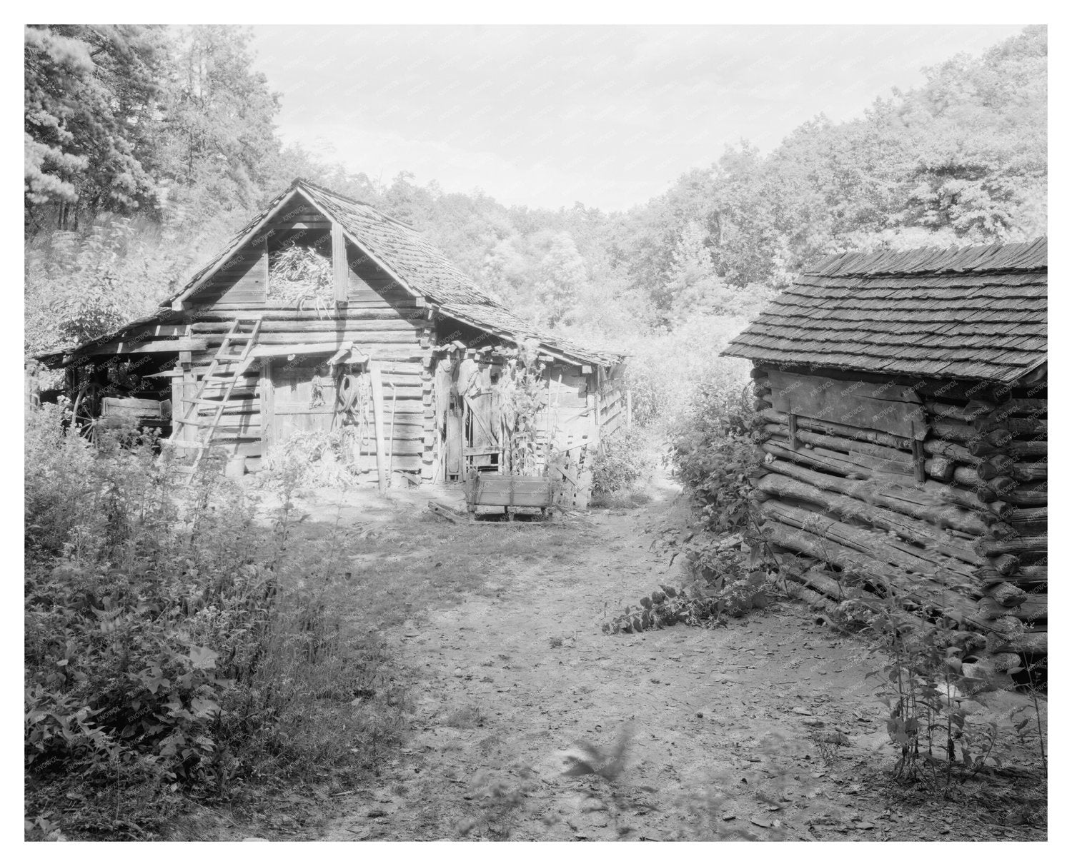 Log Cabin in Saluda, NC - 1790 Architecture History