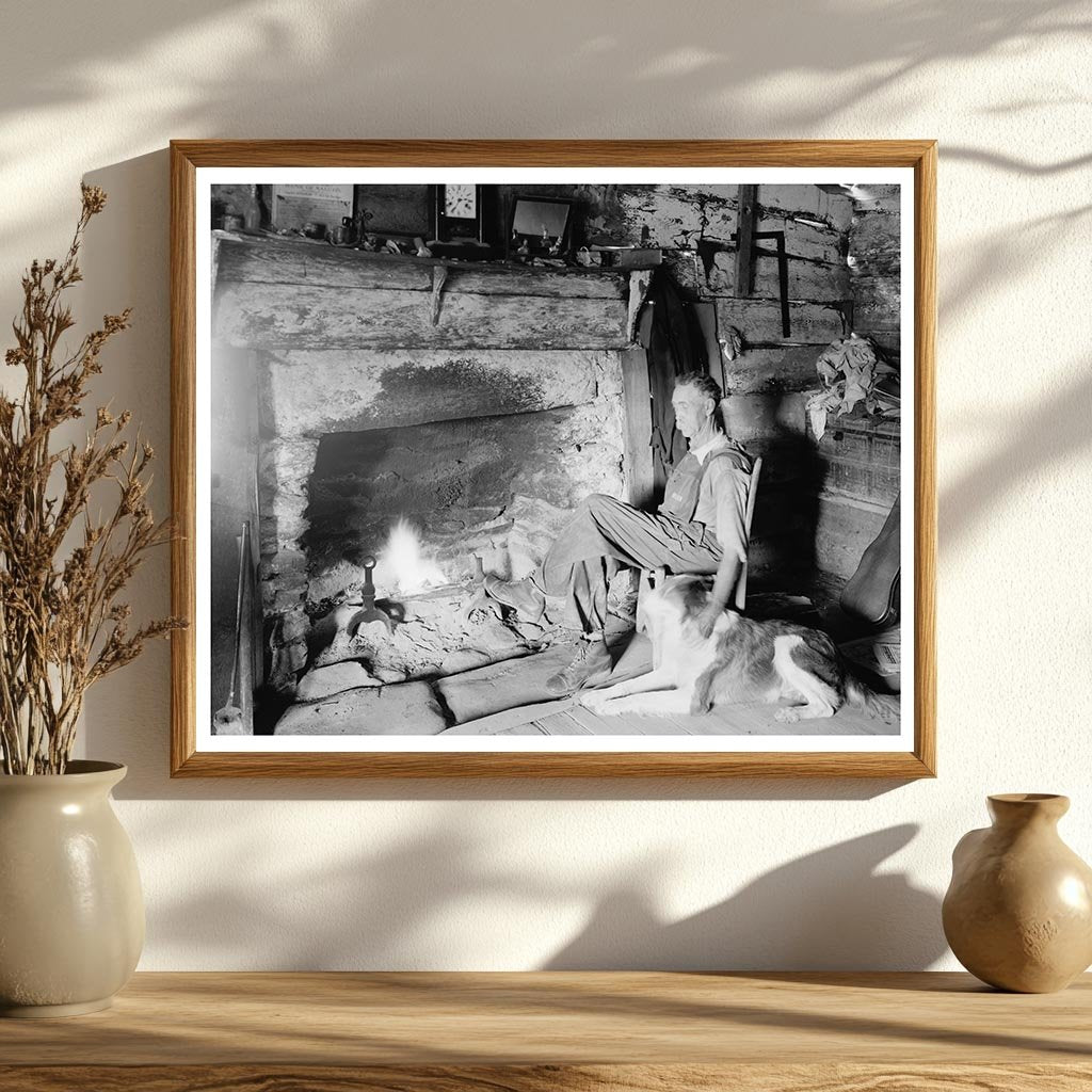 1790 Log Cabin in Saluda, NC - Historical Photograph