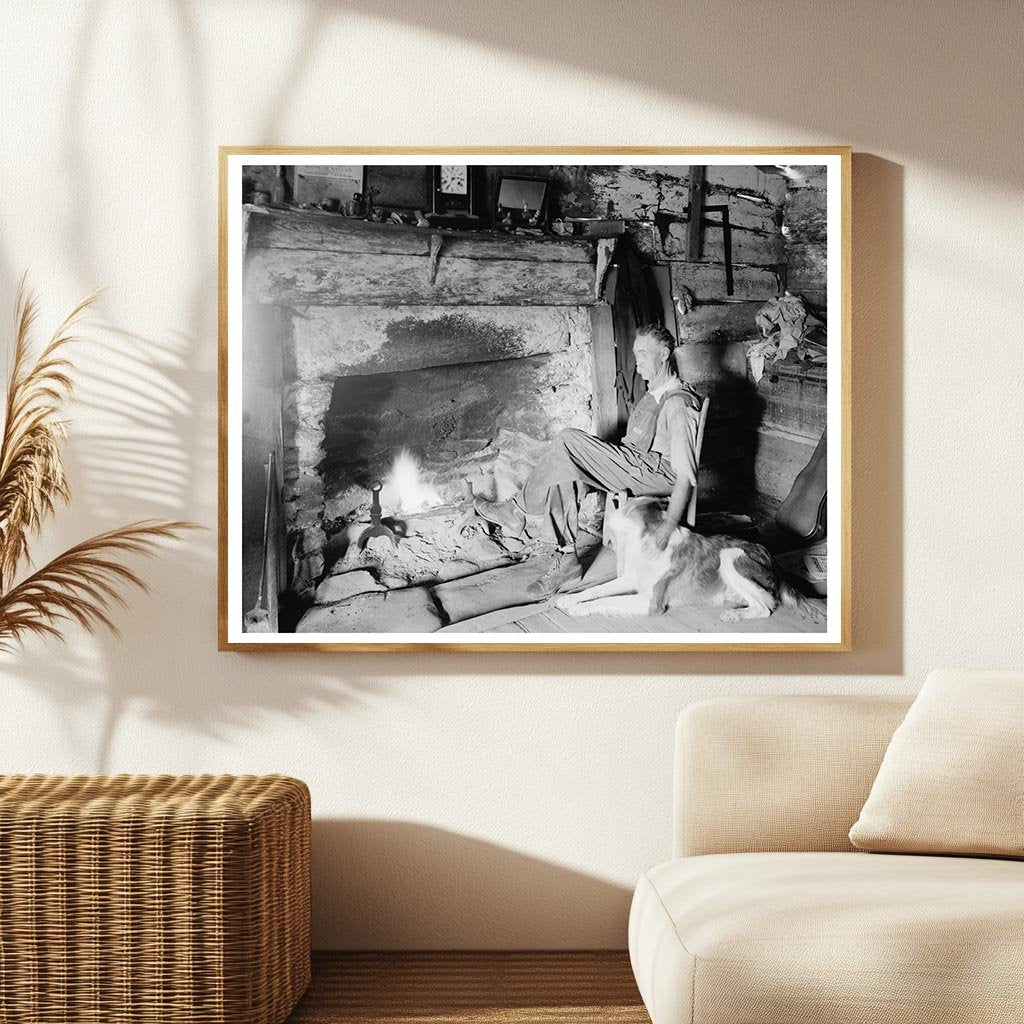 1790 Log Cabin in Saluda, NC - Historical Photograph