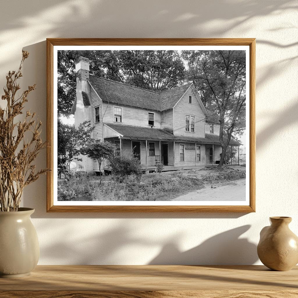 Historic Tavern in Mill Spring, NC - 1953 Photo Archive