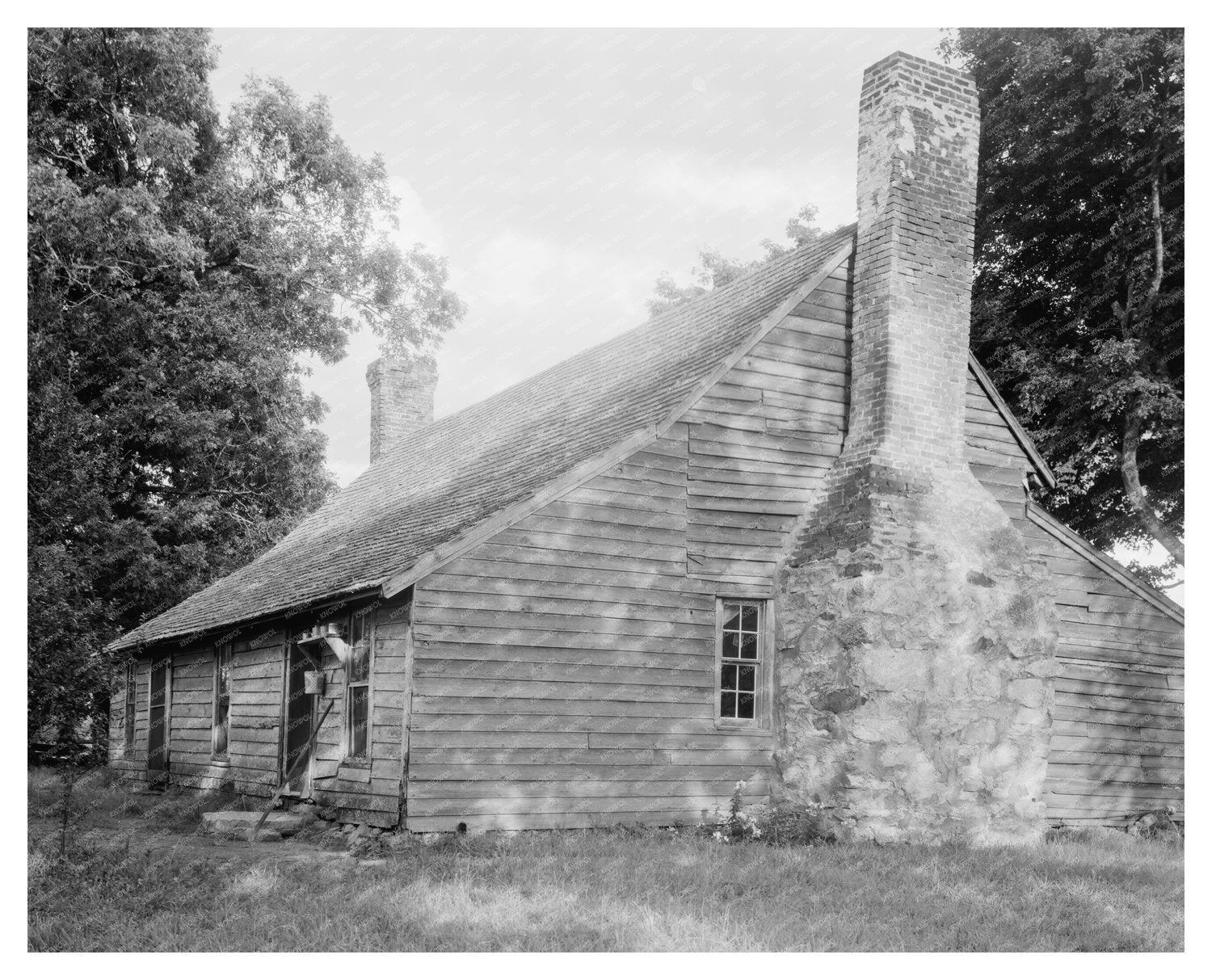 Cunningham Mill Homes, Randolph County, NC, 1900s Photo